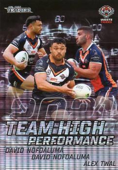 2022 NRL Traders - High Performance Team Priority #HPTP16 Wests Tigers Front